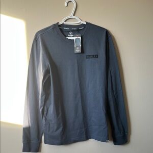 Hurley Men's Dark Gray Long Sleeve Tee